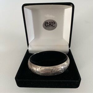 Vintage Sterling Silver Charlie Pattison Signed Bracelet